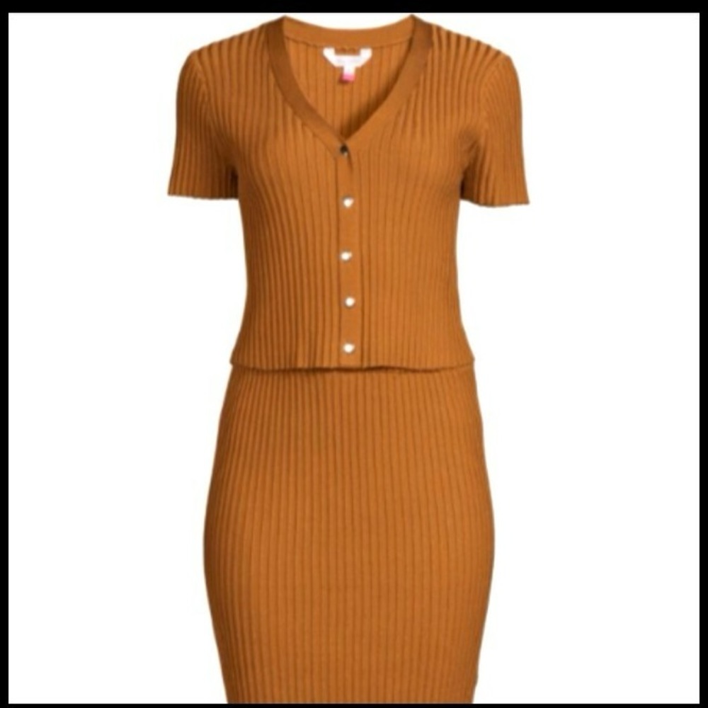 No boundaries skirt and top 2 piece, size M (7-9), color brown